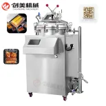 Alta Qualidade e Seguro Aço Inoxidável Vertical Back Pressure Food Sterilizer Adequado para Anti-protuberância Sacos Factory Direct Vendas - Esterilizador - foodmachtech